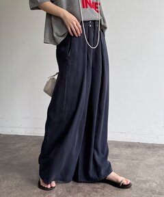 TURN BACK WAIST WIDE PANTS（スラックス）｜Ameri（アメリ）の