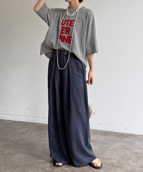 DouDou(ドゥドゥ)の「フロントホックパンツ(その他パンツ・レディース・オフホワイト/ネイビー/ベージュ・38/36)」の18枚目の写真