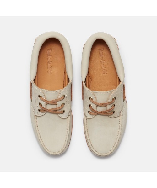 Timberland（ティンバーランド）の「Timberland Authentic 3 eye classic（ティンバーランド オーセンティック スリー アイ クラシック）（スニーカー・メンズ・グレー/ベージュ・25cm/25.5cm/26cm/26.5cm/27cm/27.5cm/28cm/28.5cm/29cm）」の19枚目の写真