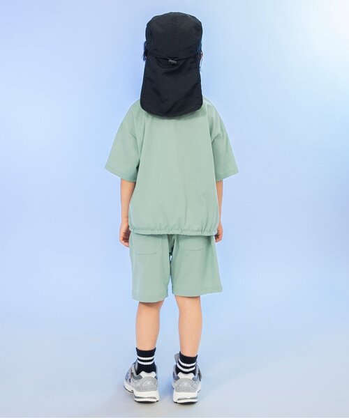 BREEZE（ブリーズ）の「【WEB限定/26年夏新作/サマーエール】メッシュハーフパンツ_セットアップ可（その他パンツ・キッズ・ミント/キャメル/ブラック・150/140/130/120/110/100/90）」の10枚目の写真