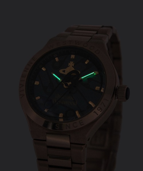 Vivienne Westwood(ヴィヴィアンウエストウッド)の「「Vivienne Westwood/ヴィヴィアン・ウエストウッド」バーウィック - グリーン ダイヤル & ゴールド ブレスレット(アナログ腕時計・レディース・ゴールド系・37mm)」の11枚目の写真