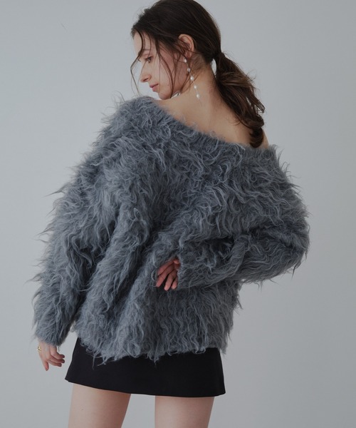 ORGUE(オルグ)の「Slit skort/スリットスコート(スカート・レディース・ブラック/ベージュ・SMALL/MEDIUM)」の4枚目の写真