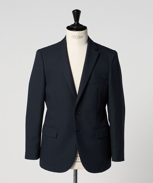 A DAY IN THE LIFE UNITED ARROWS(アデイインザライフユナイテッドアローズ)の「ハイツイスト オックスフォード 2ボタンジャケット-マシンウォッシャブル・セットアップ対応-<A DAY IN THE LIFE>(テーラードジャケット・メンズ・ダークグレー/ネイビー/ベージュ・M/XL/L/S)」の3枚目の写真