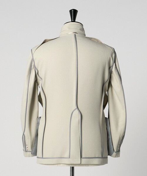 A DAY IN THE LIFE UNITED ARROWS(アデイインザライフユナイテッドアローズ)の「ハイツイスト オックスフォード 2ボタンジャケット-マシンウォッシャブル・セットアップ対応-<A DAY IN THE LIFE>(テーラードジャケット・メンズ・ダークグレー/ネイビー/ベージュ・M/XL/L/S)」の10枚目の写真