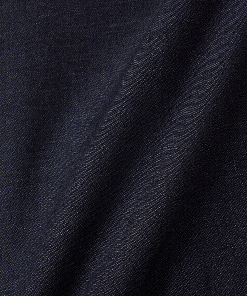 COMME CA ISM(コムサイズム)の「デニムライクストレッチ 5分袖フーデッドブルゾン(ブルゾン・メンズ・ネイビー・LARGE/MEDIUM)」の18枚目の写真