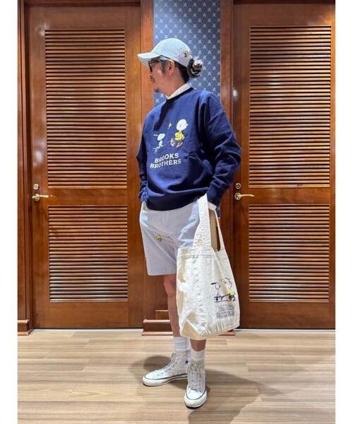 Brooks Brothers × PEANUTS コットンフレンチテリー スヌーピー