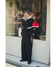 VELOUR TRACK PANTS