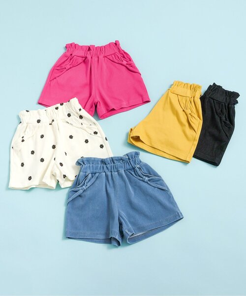 apres les cours(アプレレクール)の「【WEB限定/接触冷感】ひんやりリボンポケットショートパンツ(その他パンツ・キッズ・ブラック/その他3/イエロー/ブルー/ローズ・80/90/100/110/120/130/140)」の12枚目の写真