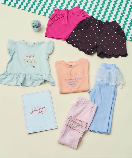 apres les cours(アプレレクール)の「【WEB限定/接触冷感】ひんやりリボンポケットショートパンツ(その他パンツ・キッズ・ブラック/その他3/イエロー/ブルー/ローズ・80/90/100/110/120/130/140)」の13枚目の写真