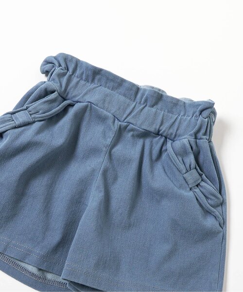 apres les cours(アプレレクール)の「【接触冷感】ひんやりリボンポケットショートパンツ(その他パンツ・キッズ・ブラック/その他3/イエロー/ブルー/ローズ/ネイビー・80/90/100/110/120/130/140)」の9枚目の写真