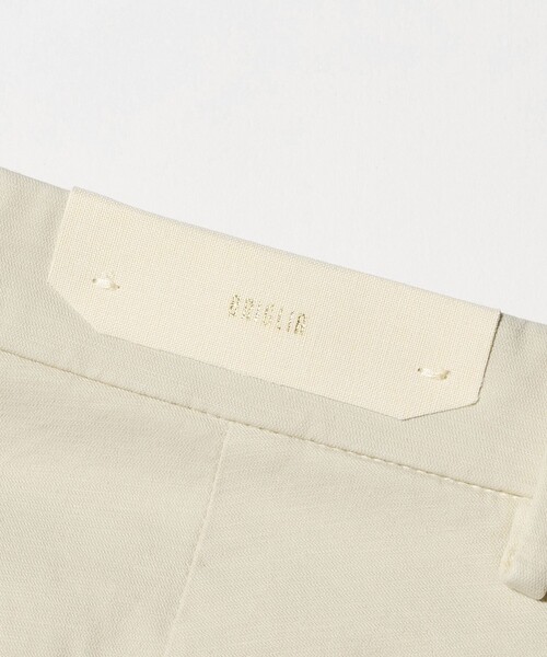 BRIGLIA 1949(ブリリア)の「<BRIGLIA 1949>ギャバジン 1プリーツ パンツ(チノパンツ・メンズ・ブラック/オフホワイト・50/48/46)」の9枚目の写真