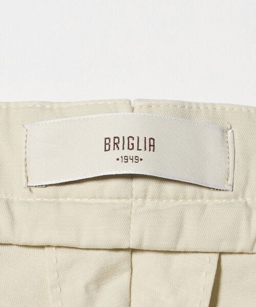 BRIGLIA 1949(ブリリア)の「<BRIGLIA 1949>ギャバジン 1プリーツ パンツ(チノパンツ・メンズ・ブラック/オフホワイト・50/48/46)」の14枚目の写真