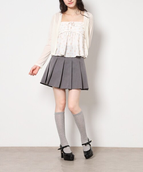 ESPERANZA(エスペランサ)の「リボン2WAYストームパンプス(パンプス・レディース・アイボリー/ブラック系1/ベージュ系1・24.5cm/24.0cm/23.5cm/23.0cm/22.5cm)」の12枚目の写真