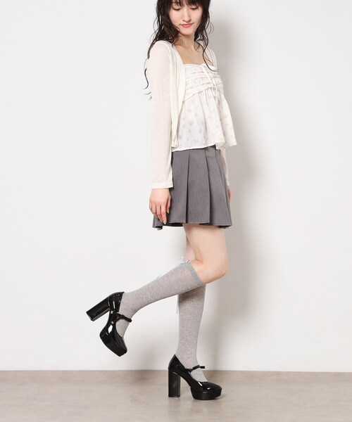 ESPERANZA(エスペランサ)の「リボン2WAYストームパンプス(パンプス・レディース・アイボリー/ブラック系1/ベージュ系1・24.5cm/24.0cm/23.5cm/23.0cm/22.5cm)」の13枚目の写真