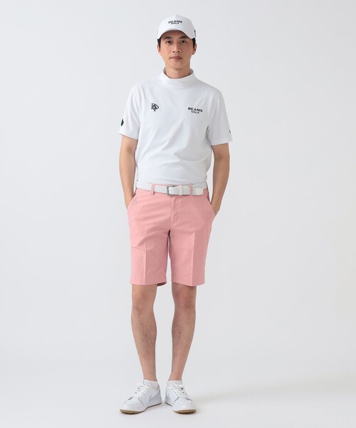 BEAMS GOLF(ビームスゴルフ)の「PURPLE LABEL / スフィダンテ モックネックシャツ(吸水速乾・UVカット)(Tシャツ/カットソー・レディース・ネイビー/グレー/ホワイト・MEDIUM/LARGE/SMALL/X-LARGE)」の4枚目の写真