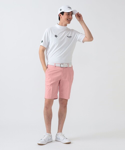 BEAMS GOLF(ビームスゴルフ)の「PURPLE LABEL / スフィダンテ モックネックシャツ(吸水速乾・UVカット)(Tシャツ/カットソー・レディース・ネイビー/グレー/ホワイト・MEDIUM/LARGE/SMALL/X-LARGE)」の5枚目の写真