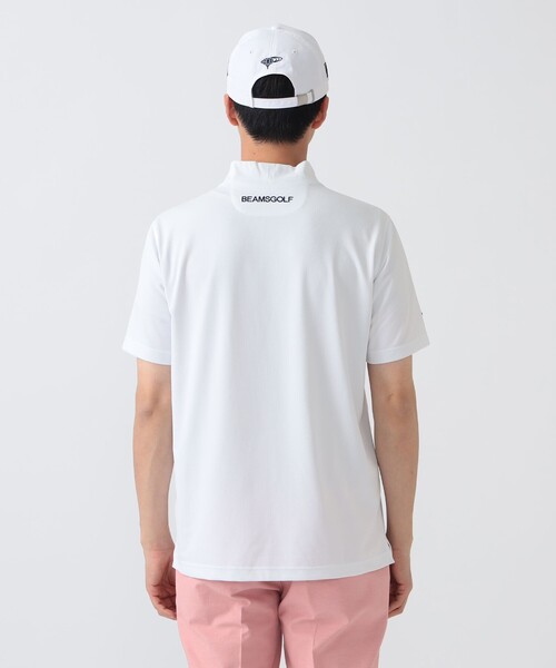 BEAMS GOLF(ビームスゴルフ)の「PURPLE LABEL / スフィダンテ モックネックシャツ(吸水速乾・UVカット)(Tシャツ/カットソー・レディース・ネイビー/グレー/ホワイト・MEDIUM/LARGE/SMALL/X-LARGE)」の9枚目の写真