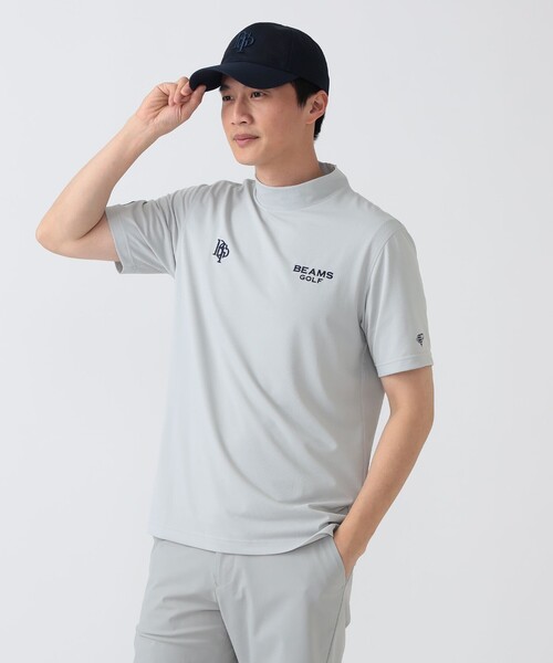 BEAMS GOLF(ビームスゴルフ)の「PURPLE LABEL / スフィダンテ モックネックシャツ(吸水速乾・UVカット)(Tシャツ/カットソー・レディース・ネイビー/グレー/ホワイト・MEDIUM/LARGE/SMALL/X-LARGE)」の14枚目の写真