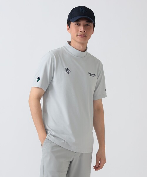 BEAMS GOLF(ビームスゴルフ)の「PURPLE LABEL / スフィダンテ モックネックシャツ(吸水速乾・UVカット)(Tシャツ/カットソー・レディース・ネイビー/グレー/ホワイト・MEDIUM/LARGE/SMALL/X-LARGE)」の15枚目の写真