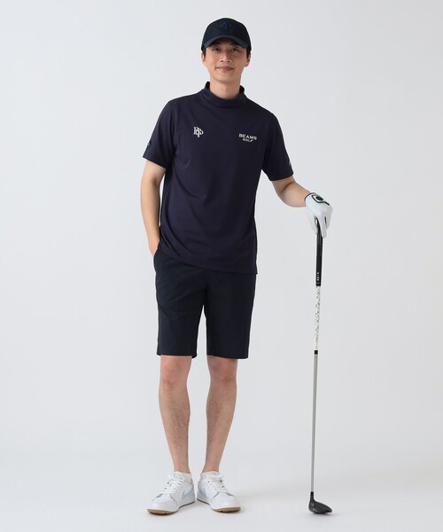 BEAMS GOLF(ビームスゴルフ)の「PURPLE LABEL / スフィダンテ モックネックシャツ(吸水速乾・UVカット)(Tシャツ/カットソー・レディース・ネイビー/グレー/ホワイト・MEDIUM/LARGE/SMALL/X-LARGE)」の16枚目の写真