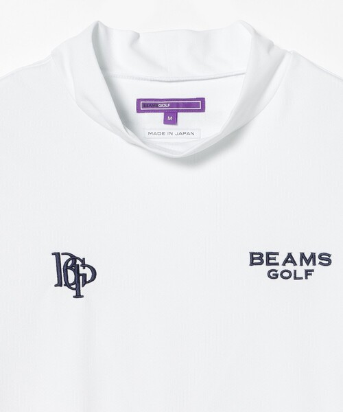 BEAMS GOLF(ビームスゴルフ)の「PURPLE LABEL / スフィダンテ モックネックシャツ(吸水速乾・UVカット)(Tシャツ/カットソー・レディース・ネイビー/グレー/ホワイト・MEDIUM/LARGE/SMALL/X-LARGE)」の21枚目の写真