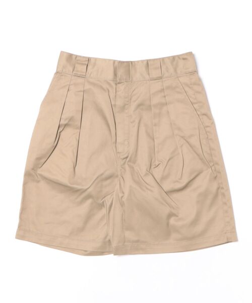 Dickies(ディッキーズ)の「Dickies/ディッキーズ ツータックショーツ(その他パンツ・レディース・カーキ/ブラック・LARGE/MEDIUM)」の3枚目の写真