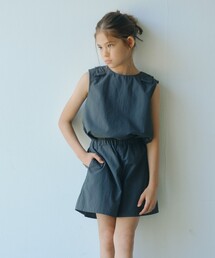 green label relaxing | 【スタメンシリーズ】タッサー リボン デザイン セット アップ / キッズ 100cm-160cm(ワンピース)