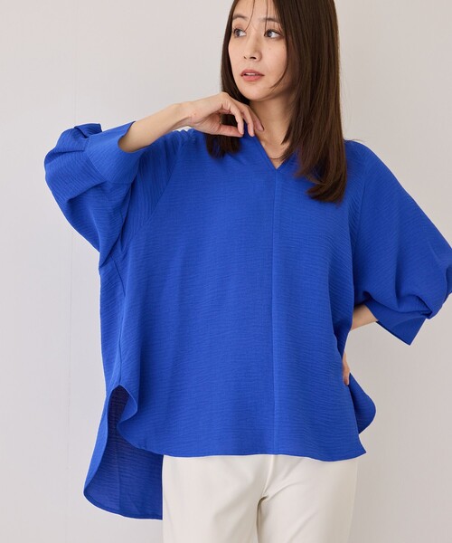 Jayro(ジャイロ)の「リネンライクスキッパーブラウス(シャツ/ブラウス・レディース・レッド系その他/イエロー/オフホワイト/ブラック/ブルー・38)」の18枚目の写真