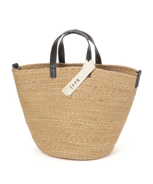 beej(ビージ)の「【beej】JUTE TOTE BAG(かごバッグ・レディース・ベージュ・FREE)」の11枚目の写真