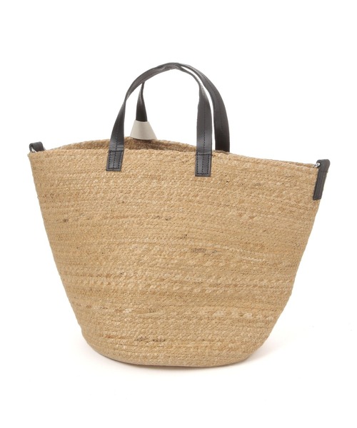 beej(ビージ)の「【beej】JUTE TOTE BAG(かごバッグ・レディース・ベージュ・FREE)」の13枚目の写真