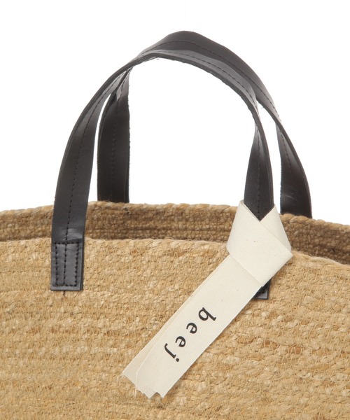 beej(ビージ)の「【beej】JUTE TOTE BAG(かごバッグ・レディース・ベージュ・FREE)」の3枚目の写真