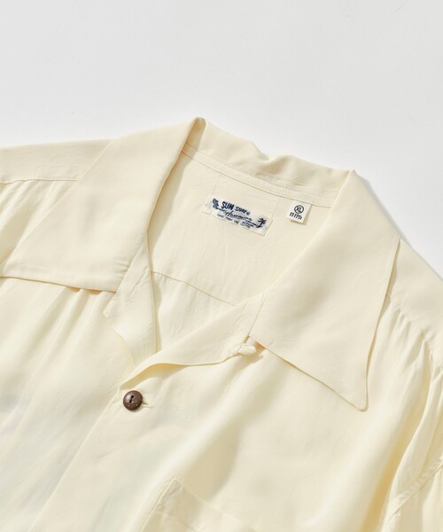 SUN SURF(サンサーフ)の「【SUN SURF/サンサーフ】WATER SKIINGCATALINA(シャツ/ブラウス・メンズ・イエロー/ピンク・L/XL)」の7枚目の写真