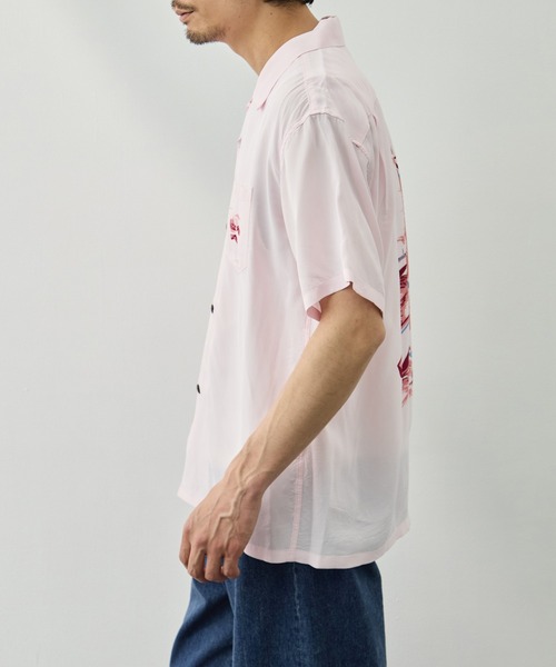 SUN SURF(サンサーフ)の「【SUN SURF/サンサーフ】WATER SKIINGCATALINA(シャツ/ブラウス・メンズ・イエロー/ピンク・L/XL)」の17枚目の写真