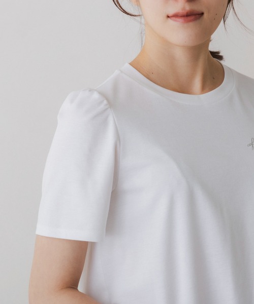 Sono（ソーノ）の「【SONO/ソーノ】【スマートデイリー】《coffee first then elegance》TEE（Tシャツ/カットソー・レディース・ブラック/ホワイト・F）」の11枚目の写真