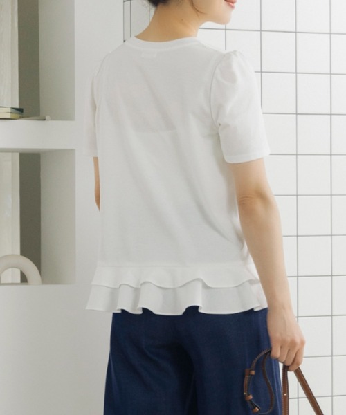 Sono（ソーノ）の「【SONO/ソーノ】【スマートデイリー】《coffee first then elegance》TEE（Tシャツ/カットソー・レディース・ブラック/ホワイト・F）」の18枚目の写真