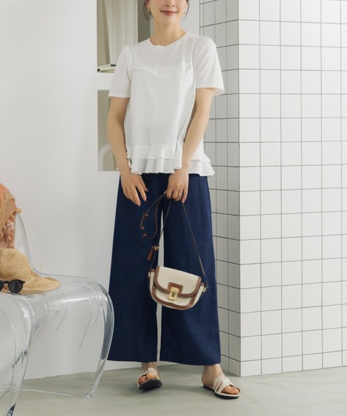 Sono（ソーノ）の「【SONO/ソーノ】【スマートデイリー】《coffee first then elegance》TEE（Tシャツ/カットソー・レディース・ブラック/ホワイト・F）」の20枚目の写真