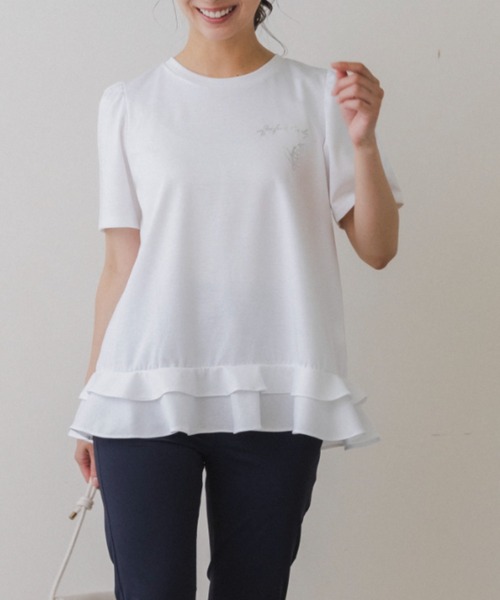 Sono（ソーノ）の「【SONO/ソーノ】【スマートデイリー】《coffee first then elegance》TEE（Tシャツ/カットソー・レディース・ブラック/ホワイト・F）」の21枚目の写真