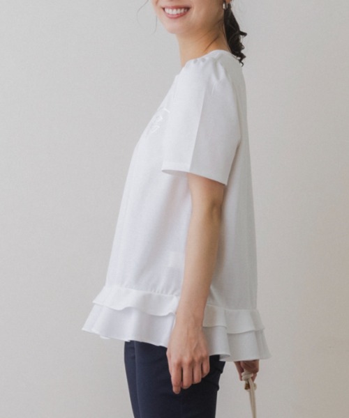 Sono（ソーノ）の「【SONO/ソーノ】【スマートデイリー】《coffee first then elegance》TEE（Tシャツ/カットソー・レディース・ブラック/ホワイト・F）」の22枚目の写真