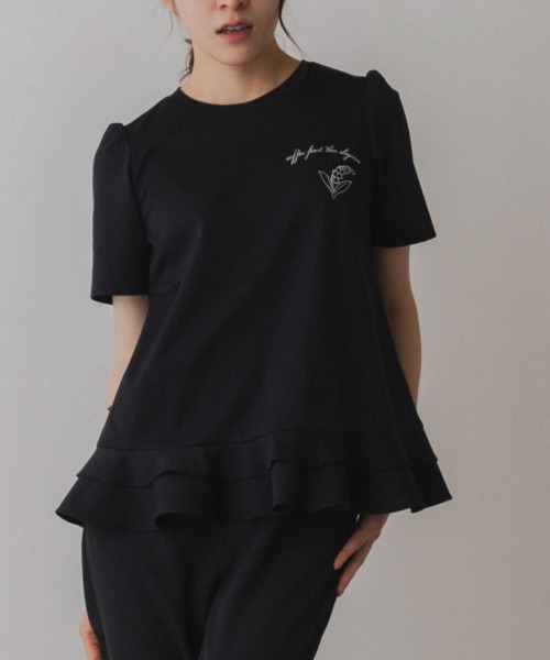 Sono（ソーノ）の「【SONO/ソーノ】【スマートデイリー】《coffee first then elegance》TEE（Tシャツ/カットソー・レディース・ブラック/ホワイト・F）」の15枚目の写真