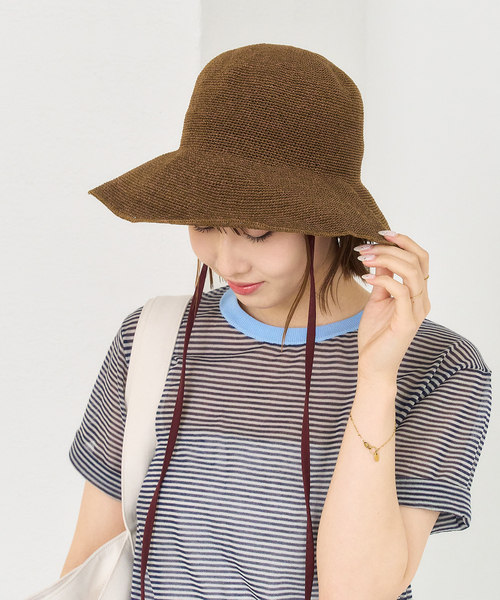 Odds(オッズ)の「Odds / オッズ PLAIN RIBBON HAT 26'(ハット・レディース・ブラウン・FREE)」の11枚目の写真
