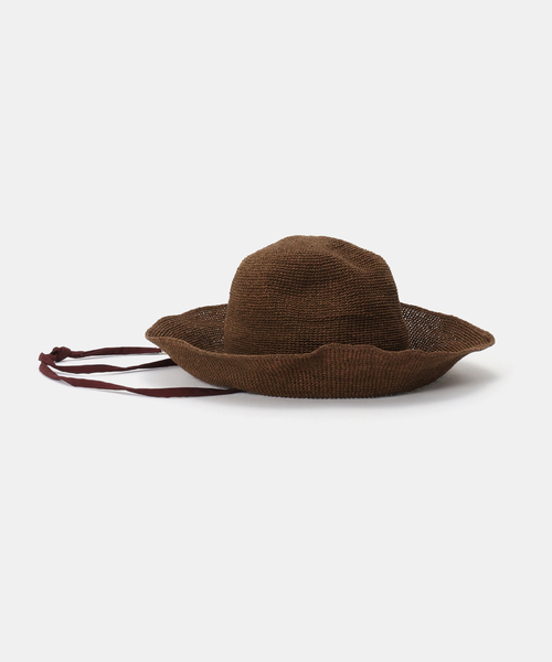 Odds(オッズ)の「Odds / オッズ PLAIN RIBBON HAT 26'(ハット・レディース・ブラウン・FREE)」の7枚目の写真