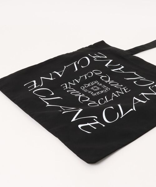 CLANE（クラネ）の「CLANE/クラネ/GRAPHIC TOTE BAG（トートバッグ・レディース・モスグリーン/ブラウン/ブラック/アイボリー・1）」の7枚目の写真