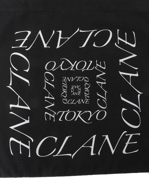 CLANE（クラネ）の「CLANE/クラネ/GRAPHIC TOTE BAG（トートバッグ・レディース・モスグリーン/ブラウン/ブラック/アイボリー・1）」の11枚目の写真
