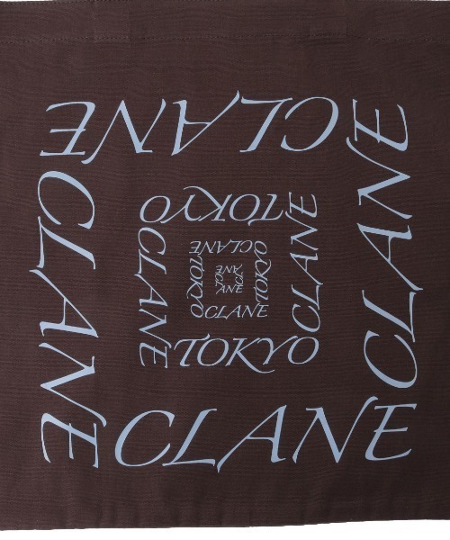 CLANE（クラネ）の「CLANE/クラネ/GRAPHIC TOTE BAG（トートバッグ・レディース・モスグリーン/ブラウン/ブラック/アイボリー・1）」の14枚目の写真