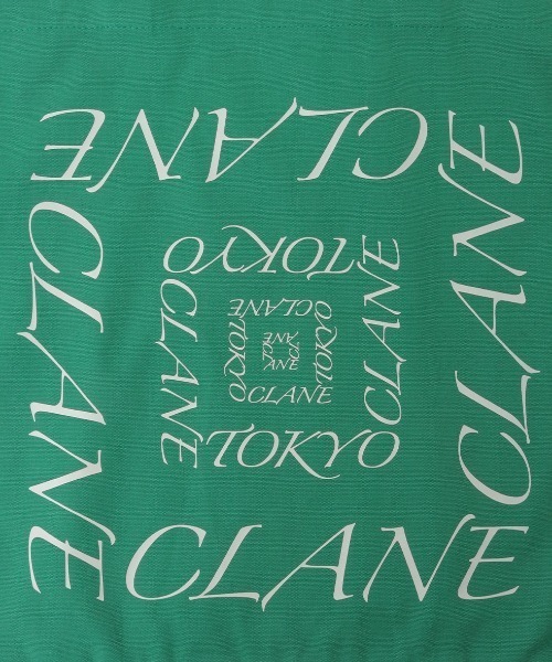 CLANE（クラネ）の「CLANE/クラネ/GRAPHIC TOTE BAG（トートバッグ・レディース・モスグリーン/ブラウン/ブラック/アイボリー・1）」の18枚目の写真