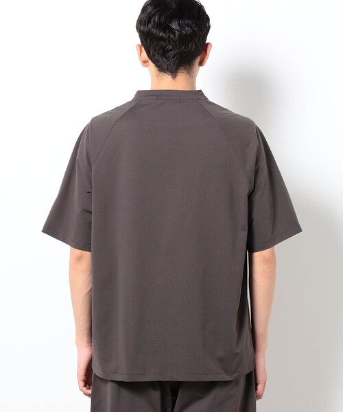 Grand PARK（グランドパーク）の「DOTMESH ラグランTシャツ（Tシャツ/カットソー・メンズ・ブラック/ネイビー/ブラウン・L/M）」の5枚目の写真