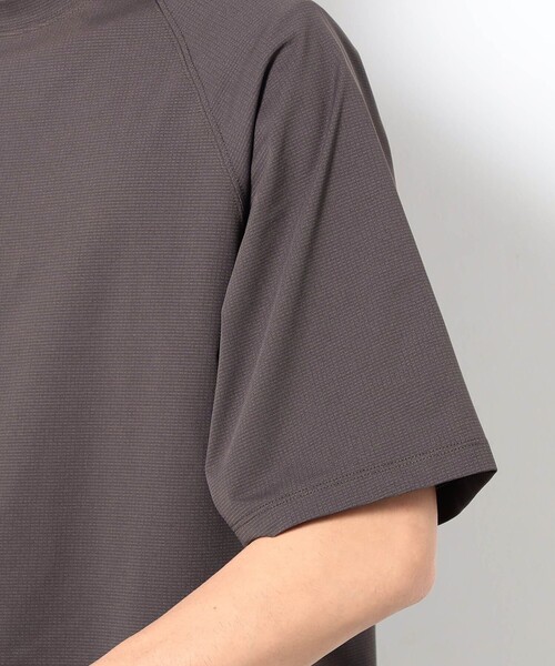 Grand PARK（グランドパーク）の「DOTMESH ラグランTシャツ（Tシャツ/カットソー・メンズ・ブラック/ネイビー/ブラウン・L/M）」の8枚目の写真