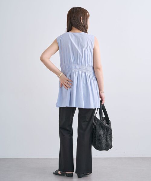 Green Parks(グリーンパークス)の「カットフレアパンツ(その他パンツ・レディース・ホワイト系その他2/ブラック/ダークブラウン・S/M-L/M)」の12枚目の写真