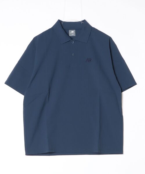 NEW BALANCE（ニューバランス）の「【別注】ニューバランス New Balance シアサッカーポロシャツ 限定コラボ（ポロシャツ・メンズ・ブラック/ベージュ/ネイビー・LL/3L/S/M/L）」の17枚目の写真