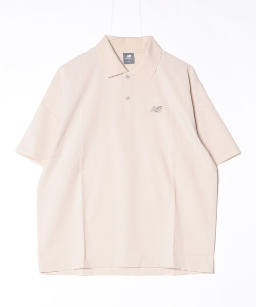 NEW BALANCE（ニューバランス）の「【別注】ニューバランス New Balance シアサッカーポロシャツ 限定コラボ（ポロシャツ・メンズ・ブラック/ベージュ/ネイビー・LL/3L/S/M/L）」の15枚目の写真